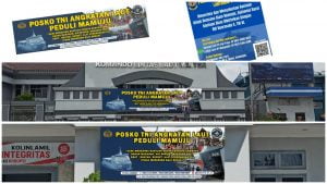 TNI AL Buka Posko Penyaluran Bantuan