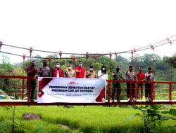 Akses Desa Wonosari ( Jawa Timur  ) dan Desa Sidomukti (  Jawa Tengah ) kini Terhubung Berkat  Jembatan Rakyat  J&T Express