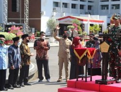 Inspektur Upacara Pembukaan Latsitarda adalah Panglima TNI Jenderal TNI Andika Perkasa