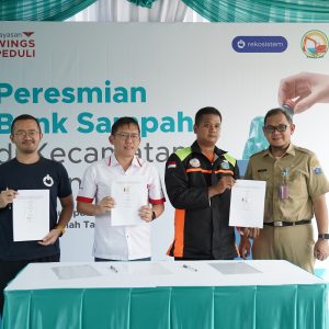 Yayasan WINGS Peduli Resmikan 5 Bank Sampah dan Gelar Aksi Bersih Sungai di Wilayah Cakung – Jakarta Timur