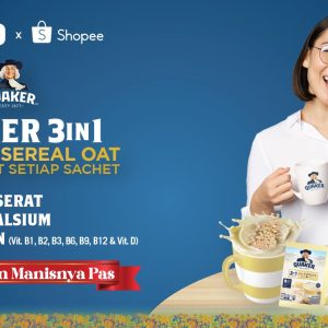 Hadir  dengan  Berbagai  Pilihan  Quaker Oats  Membantu  Menjaga Rasa Kenyang Hingga 4 Jam Lebih Lama saat Puasa 
