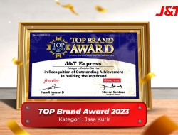 Mantapkan Inovasi Layanan dan Konsisten Membawa Manfaat Positif, J&T Express Meraih Top Brand Award 2023