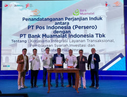 Pos Indonesia dan Bank Muamalat Teken Kerja Sama Strategis Optimalkan Potensi Bisnis