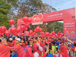 OMRON Layani Cek Tensi dan Cek Irama Jantung Ratusan Pengunjung pada Peringatan Hari Jantung Sedunia 2023