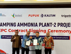 TRIPATRA Dukung Pupuk Kaltim Tekan Emisi dan Adopsi Teknologi Ramah Lingkungan Melalui Proyek Pembaruan Pabrik Amonia-2