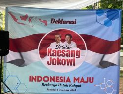 Hari Ini Deklarasi Sedulur Kaesang Jokowi di Rumah Tokoh PSI Tempo Doeloe