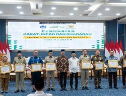 Bank DKI Terima Apresiasi Sebagai Mitra Strategis 2023 Baznas Bazis Provinsi DKI Jakarta