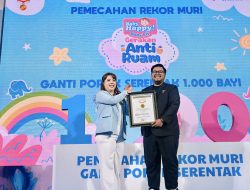 Kampanye Gerakan Anti Ruam, Baby Happy Diapers Cetak Rekor 1.000 Bayi Indonesia Ganti Popok Serentak 