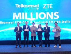 ZTE dan Telkomsel Rayakan Keberhasilan Distribusi Perangkat Home Terminal