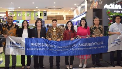 Kejar Bisnis, Haier Indonesia dan Electronics City Indonesia Jalin Kemtraan Strategis