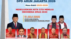 MUSDA I DPD ARUN Jakarta: Dari Konsolidasi Menuju Asta Cita Indonesia Emas 2045