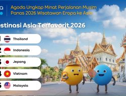Agoda: Indonesia Jadi Destinasi Kedua yang Paling Diminati Wisatawan Eropa untuk Liburan Musim Panas 2026 di Asia