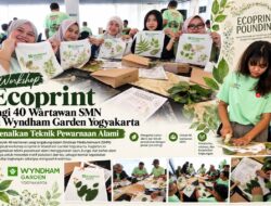 Workshop Ecoprint bagi 40 Wartawan SMN di Wyndham Garden Yogyakarta Kenalkan Teknik Pewarnaan Alami