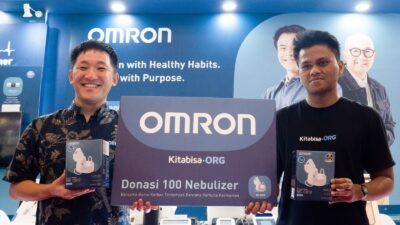 OMRON dan Kitabisa Donasikan 100 Unit Nebulizer ke  Fasilitas Kesehatan Terdampak Karhutla di Kalimantan