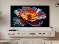 AQUA Elektronik Luncurkan Smart TV QLED 75 Inci, Dukung Hiburan and Gaming Keluarga Modern